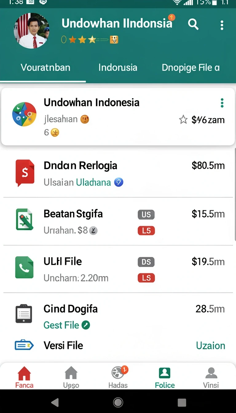 Tampilan utama aplikasi Info Lengkap Aplikasi angkasa168 Versi Terbaru yang intuitif dan efisien.