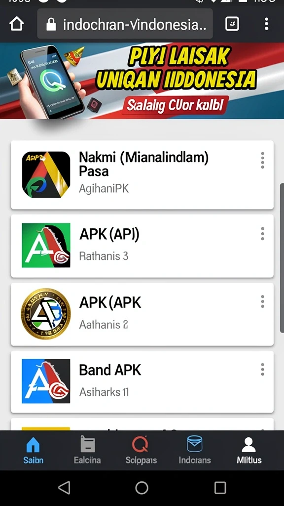Tampilan utama aplikasi Aplikasi 8id Terbaru dan Terlengkap yang intuitif dan efisien.